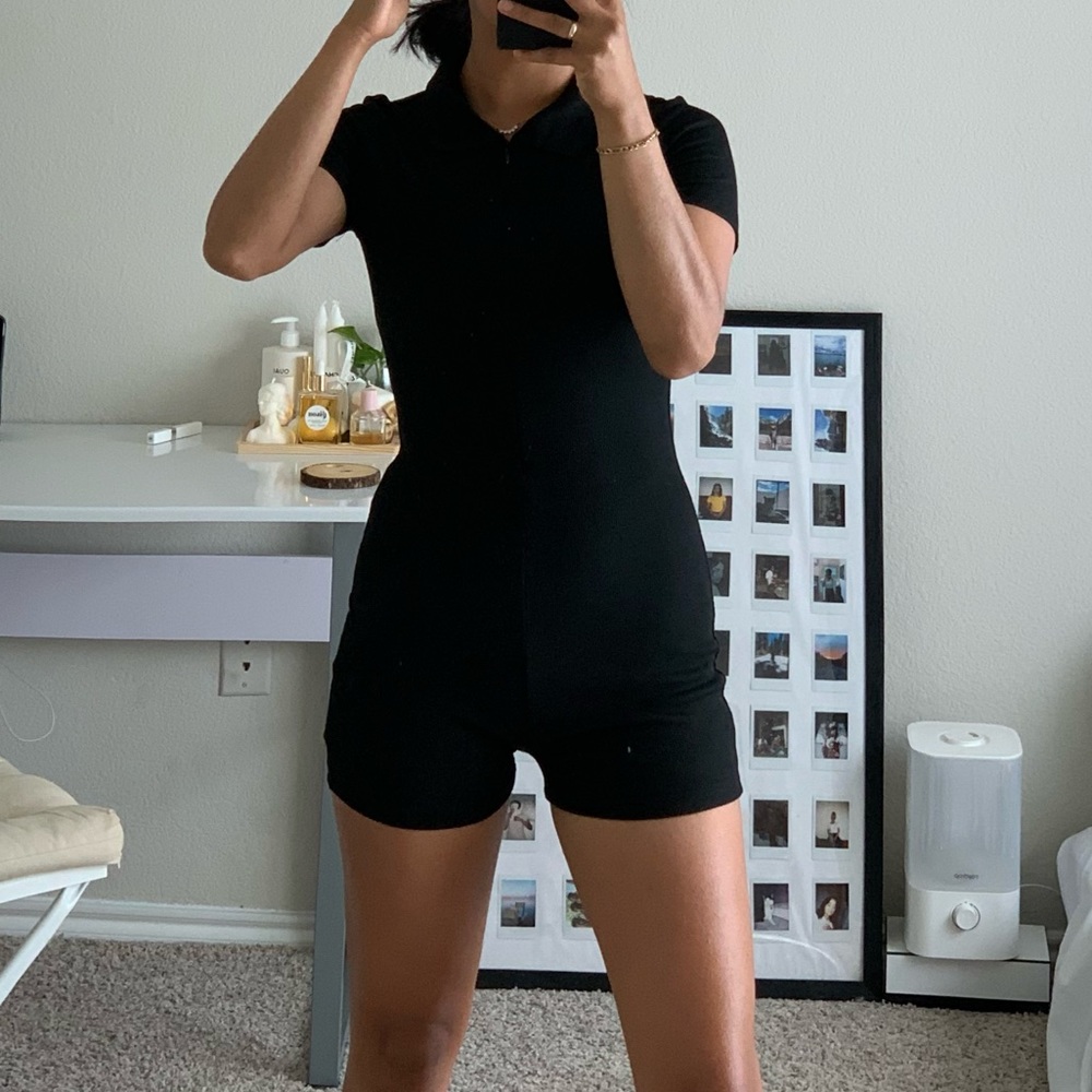 Unitard Black Romper
